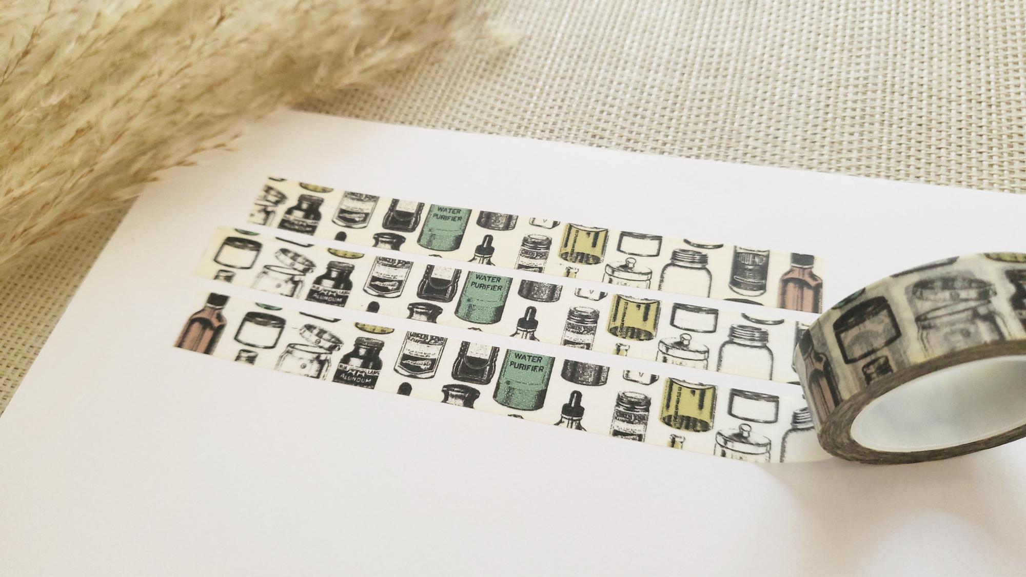 Washi Tape Flaschen